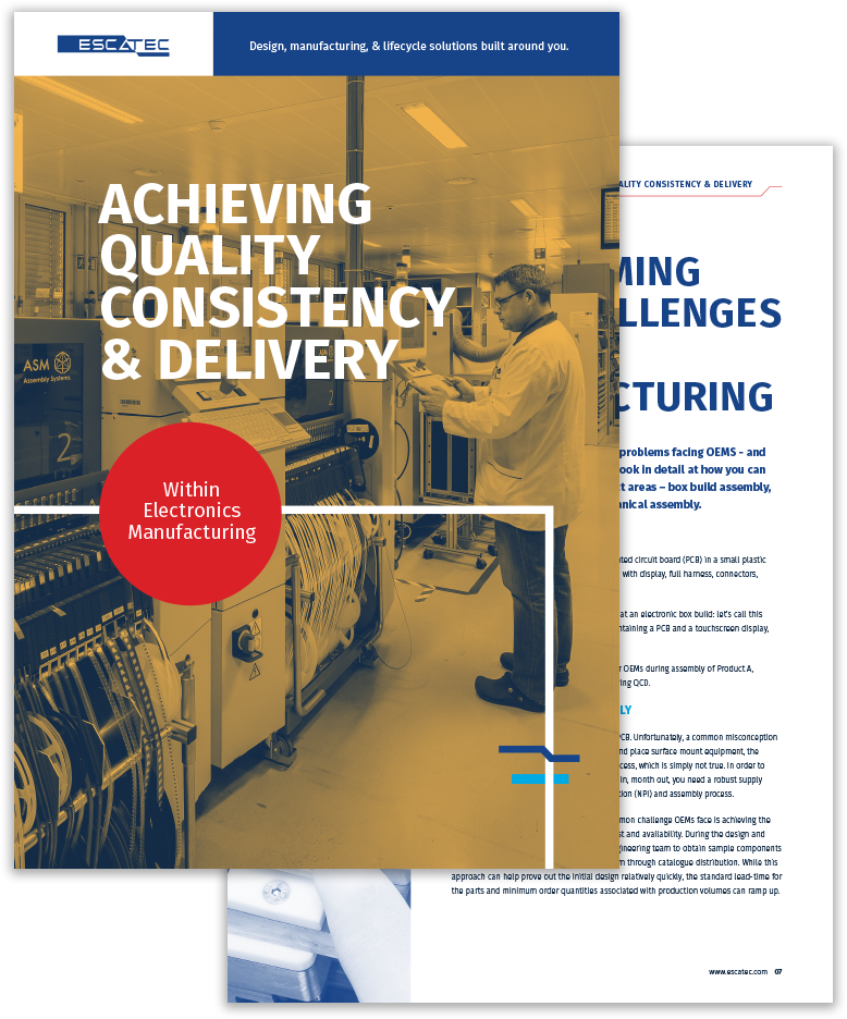 Achieving Quality, Consistency, and Delivery within Electronics Manufacturing